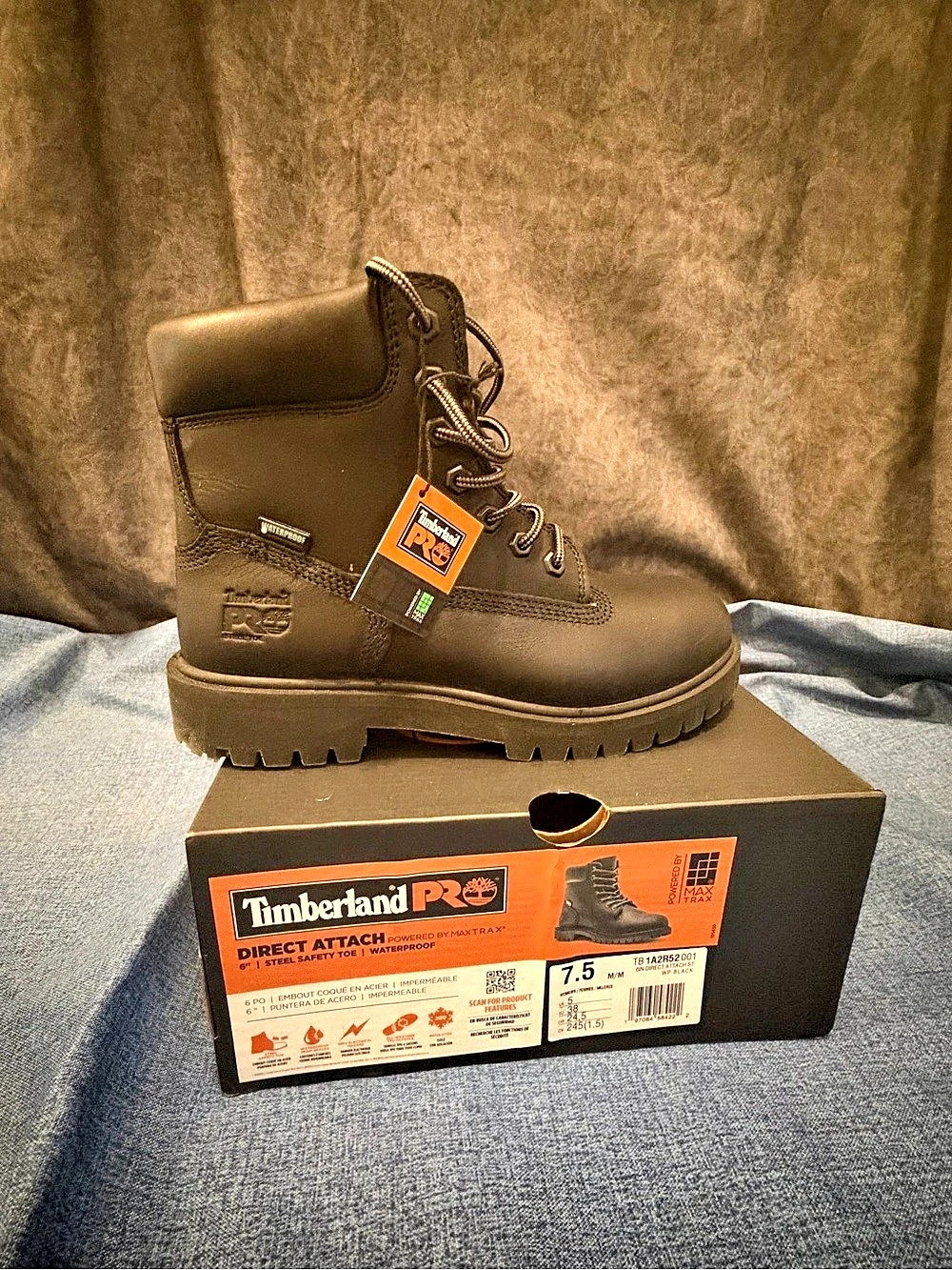 Timberland PRO Direct Attach 6" Steel Safety Toe Waterproof Work Boot Work Boots
